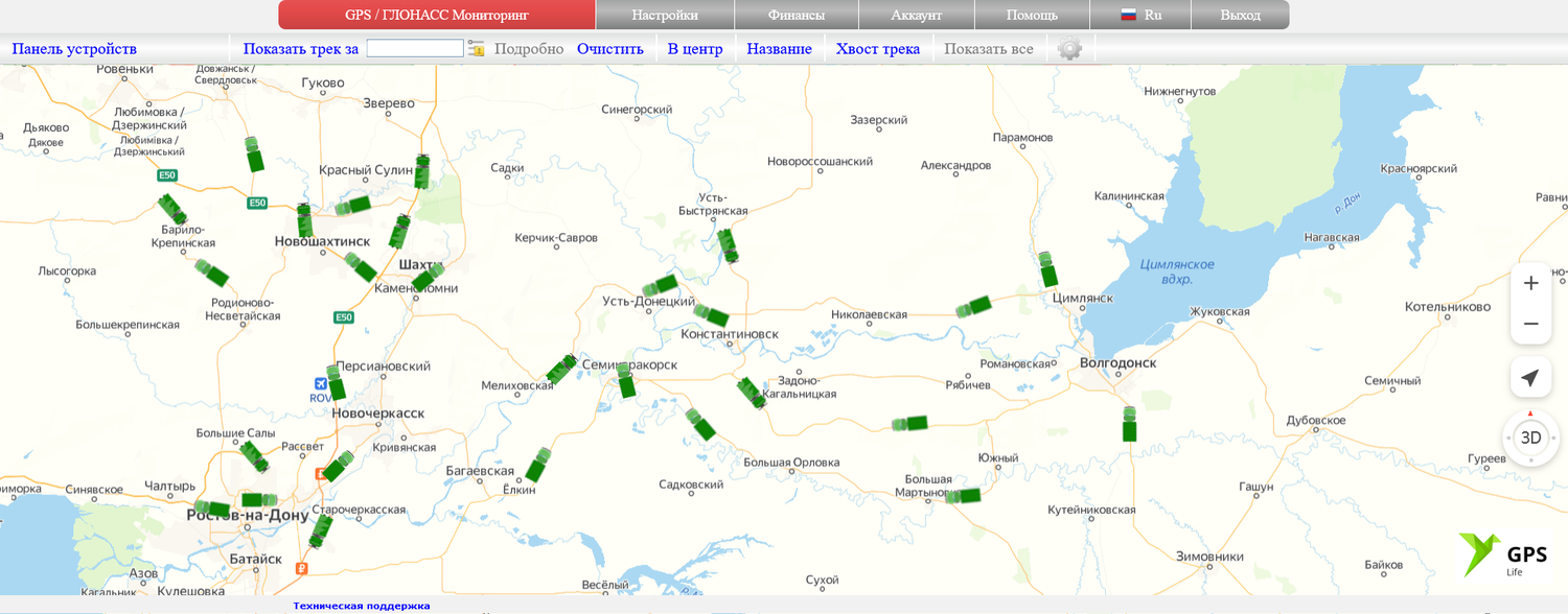 Аренда сервера для   GPS мониторинга транспорта в Санкт-Петербурге.